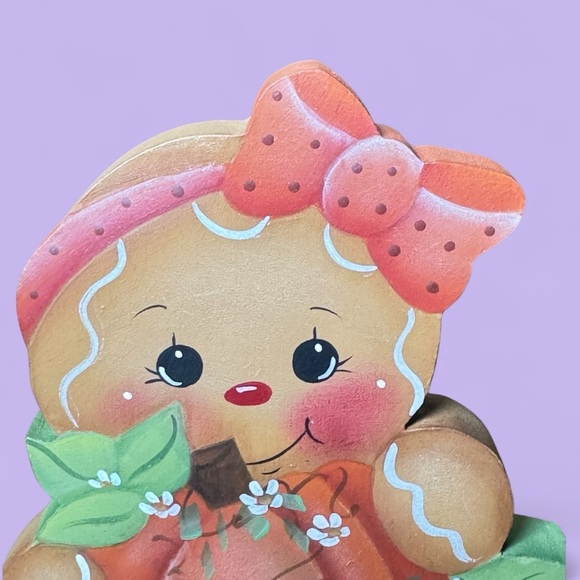 Jackie Bellamy Signed Halloween Shelf Sitter Set Pumpkin & Ghost MDF Cutouts - Picture 7 of 14